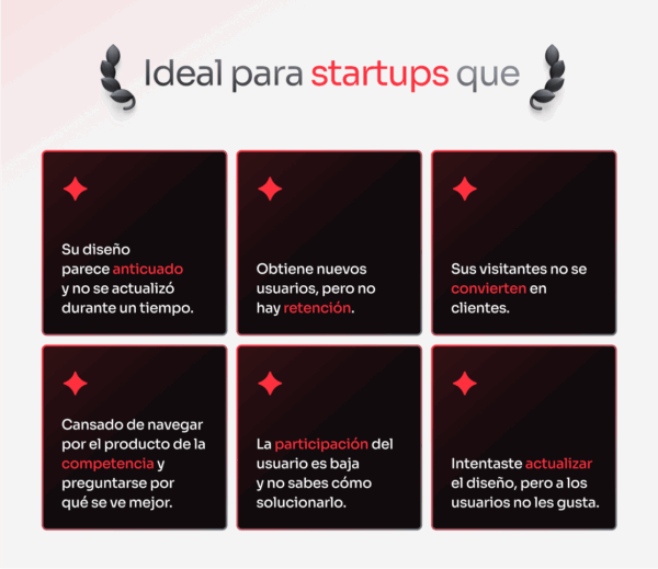 Product Redesign para Startups
